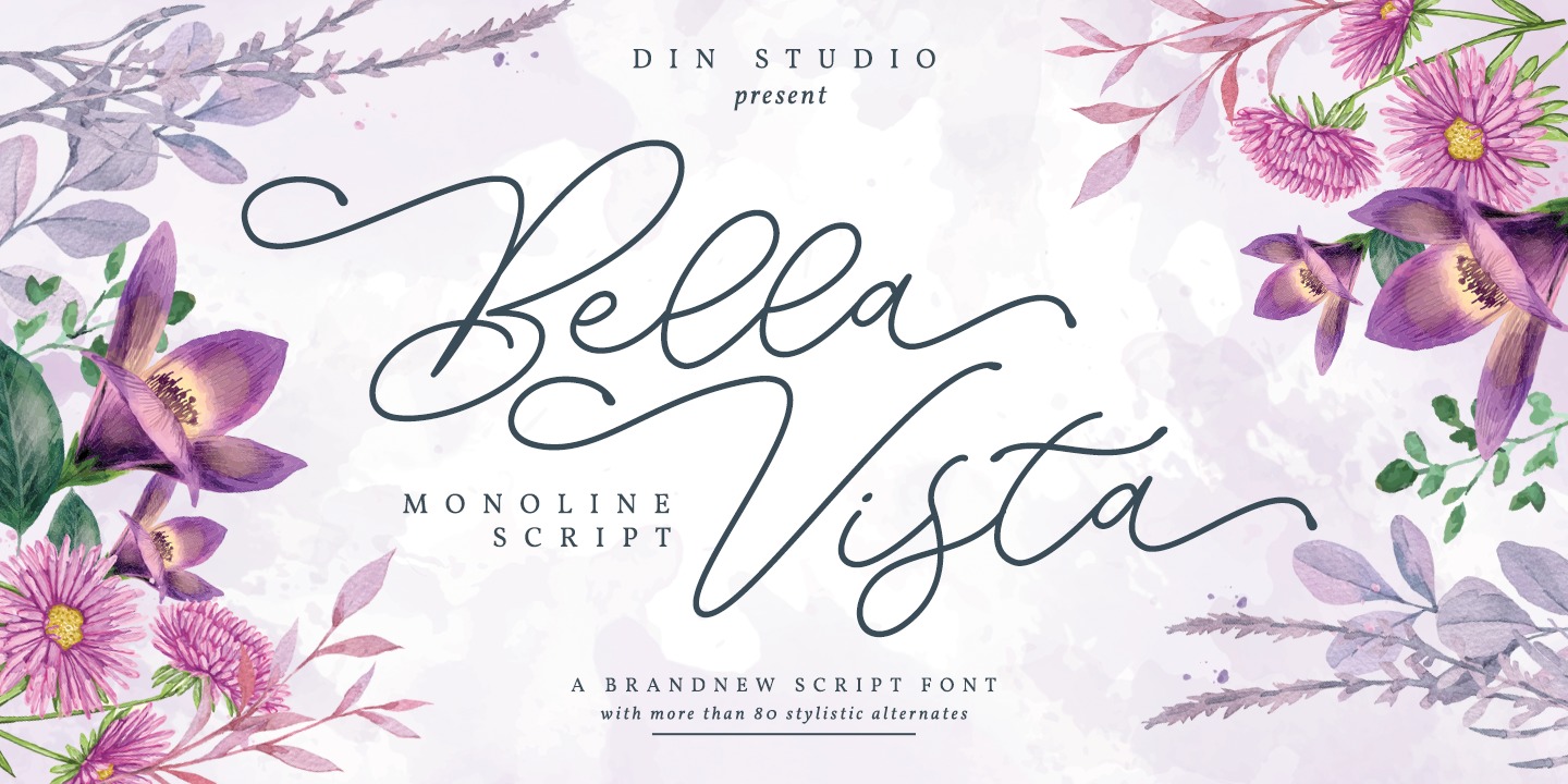 Bella Vista Font preview